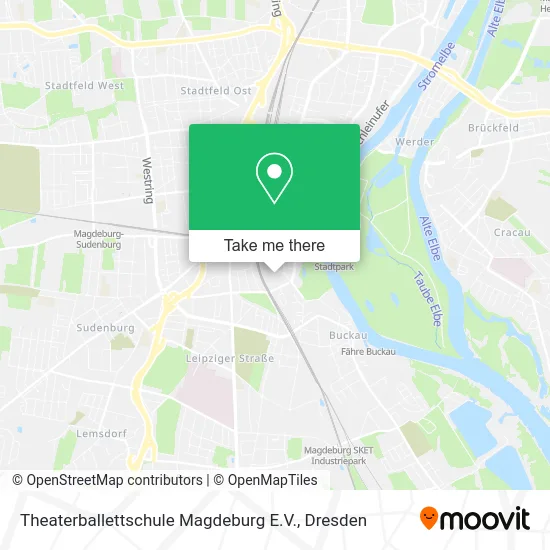 Карта Theaterballettschule Magdeburg E.V.
