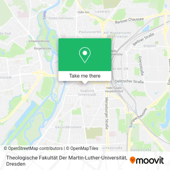 Карта Theologische Fakultät Der Martin-Luther-Universität