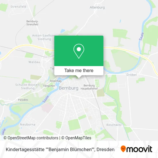 Карта Kindertagesstätte ""Benjamin Blümchen""