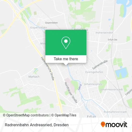 Карта Radrennbahn Andreasried