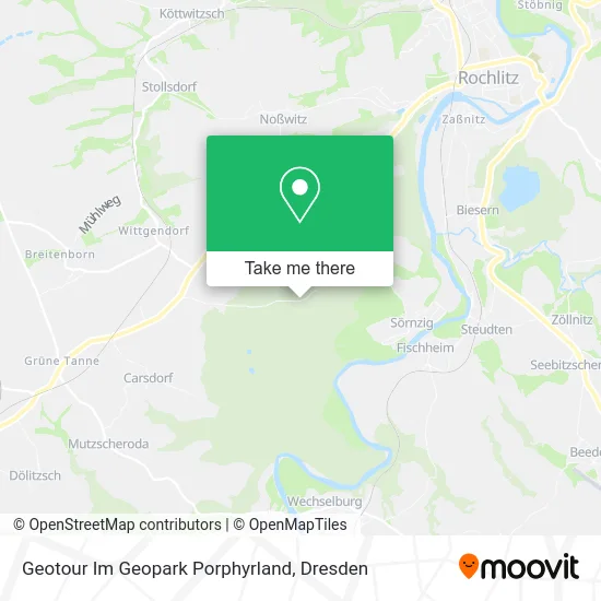Карта Geotour Im Geopark Porphyrland