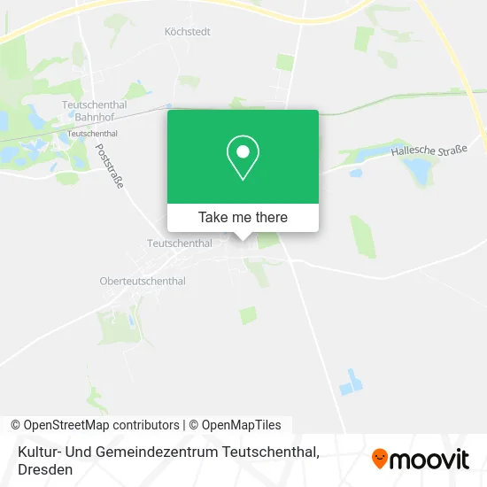 Карта Kultur- Und Gemeindezentrum Teutschenthal