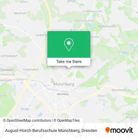 Карта August-Horch-Berufsschule Münchberg
