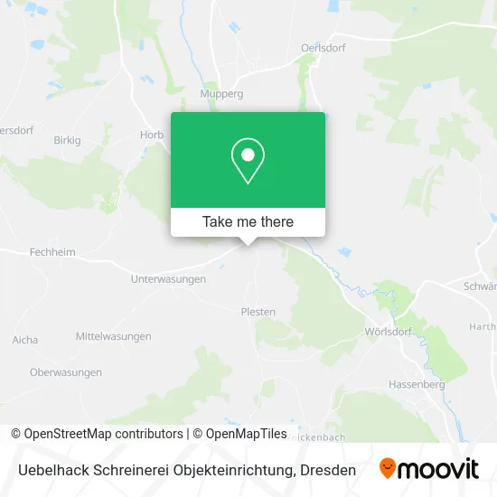 Карта Uebelhack Schreinerei Objekteinrichtung
