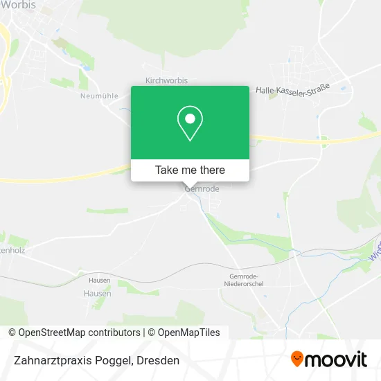 Карта Zahnarztpraxis Poggel
