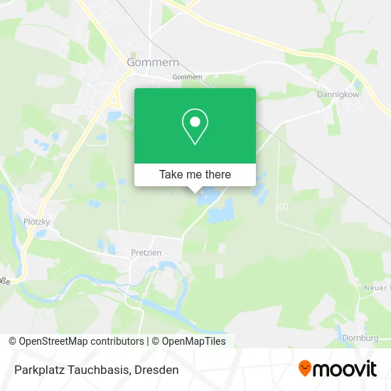 Карта Parkplatz Tauchbasis