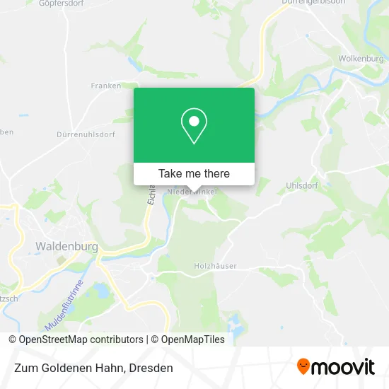 Карта Zum Goldenen Hahn