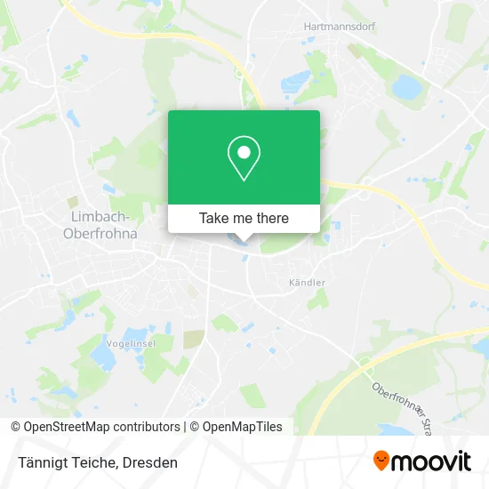 Карта Tännigt Teiche