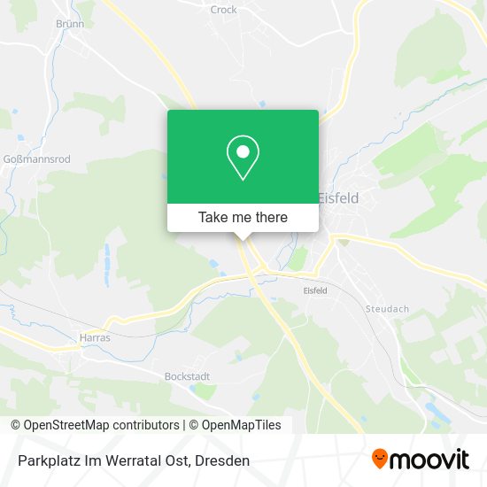 Карта Parkplatz Im Werratal Ost