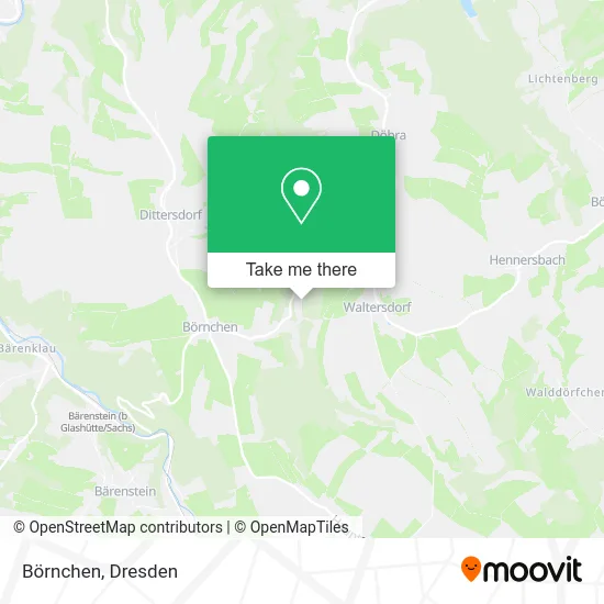 Карта Börnchen