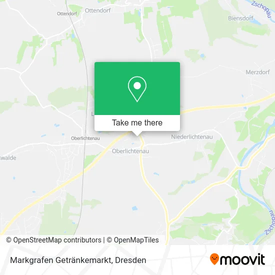 Карта Markgrafen Getränkemarkt
