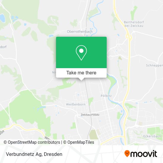 Карта Verbundnetz Ag