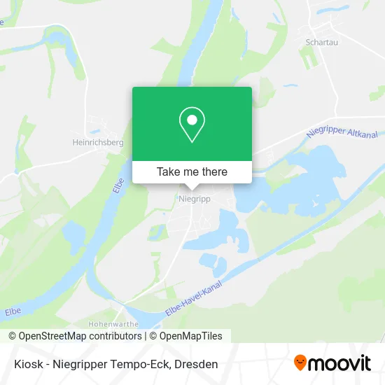 Карта Kiosk - Niegripper Tempo-Eck