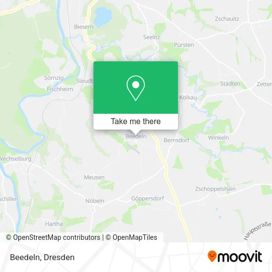 Карта Beedeln
