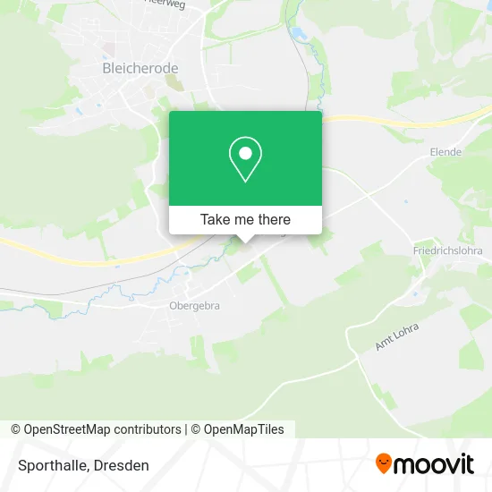 Карта Sporthalle