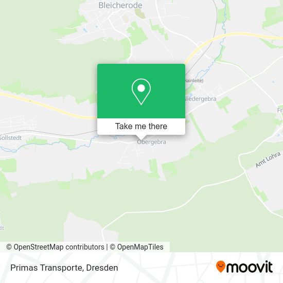 Карта Primas Transporte
