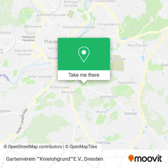 Карта Gartenverein ""Knielohgrund""E.V.
