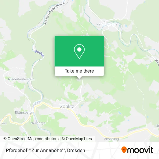 Карта Pferdehof ""Zur Annahöhe""