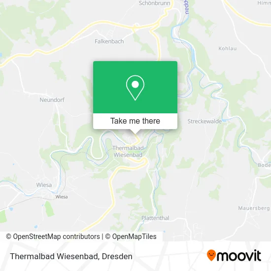 Карта Thermalbad Wiesenbad