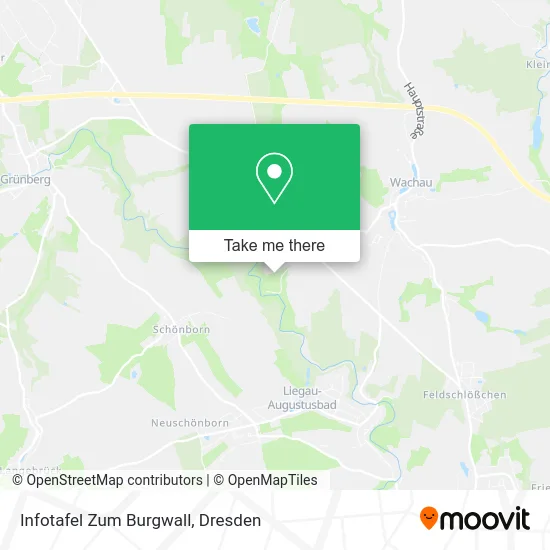 Карта Infotafel Zum Burgwall
