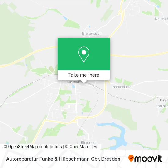 Карта Autoreparatur Funke & Hübschmann Gbr
