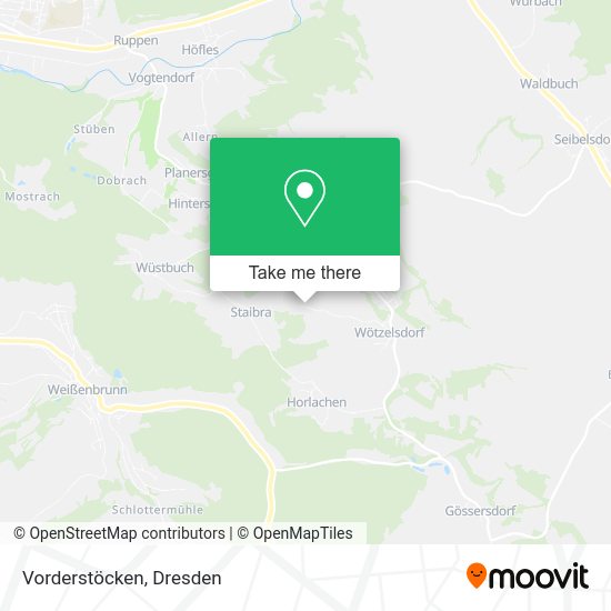 Карта Vorderstöcken
