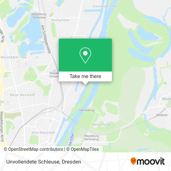 Карта Unvollendete Schleuse