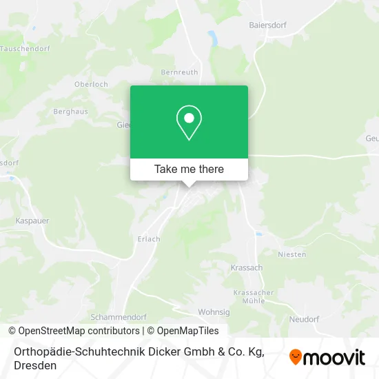 Карта Orthopädie-Schuhtechnik Dicker Gmbh & Co. Kg