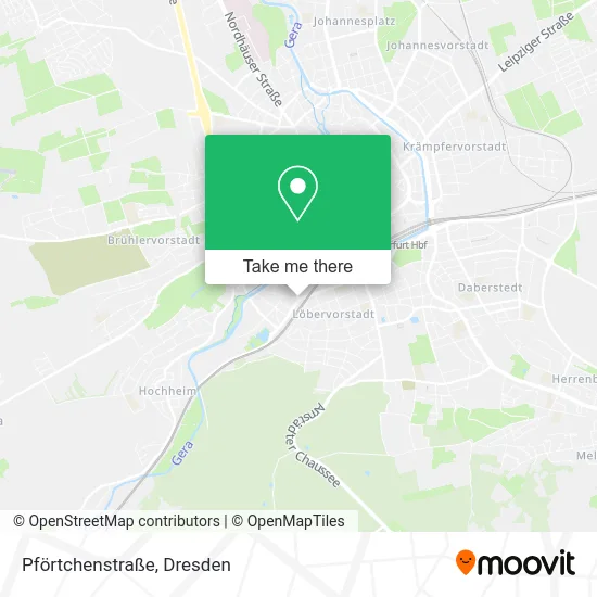 Карта Pförtchenstraße