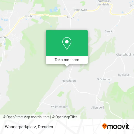 Карта Wanderparkplatz