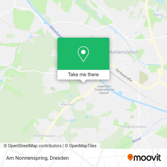 Карта Am Nonnenspring