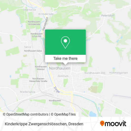 Карта Kinderkrippe Zwergenschlösschen