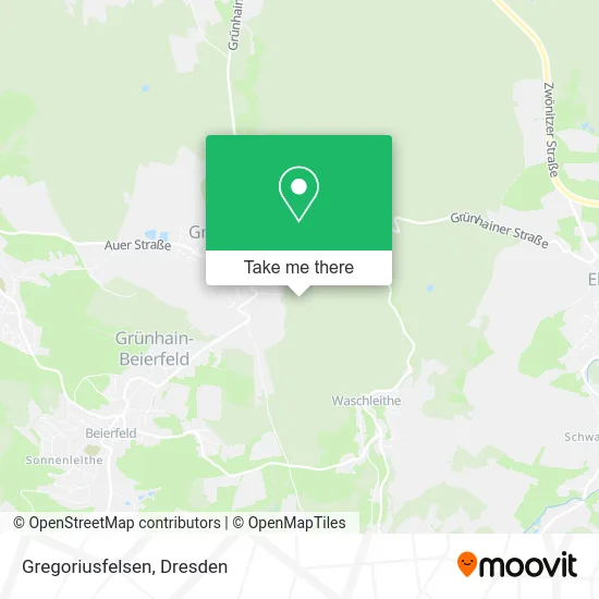 Карта Gregoriusfelsen