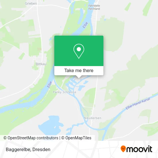 Карта Baggerelbe