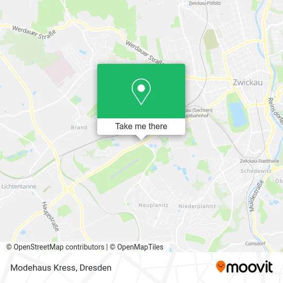 Карта Modehaus Kress