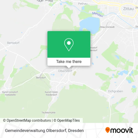 Gemeindeverwaltung Olbersdorf map