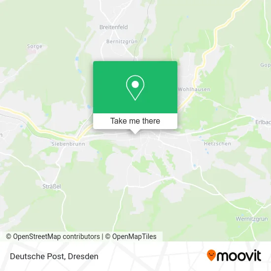 Карта Deutsche Post