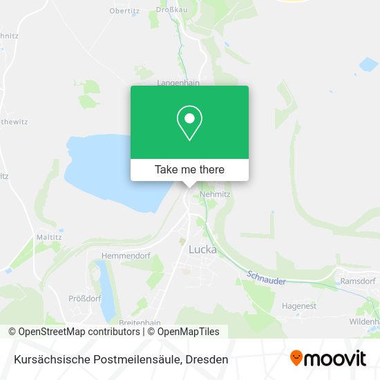 Карта Kursächsische Postmeilensäule