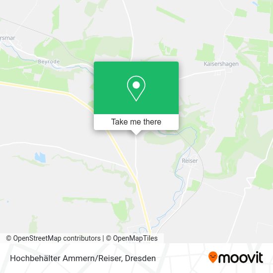 Карта Hochbehälter Ammern/Reiser