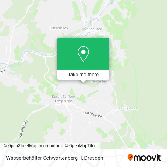 Карта Wasserbehälter Schwartenberg II