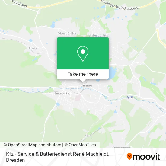 Карта Kfz - Service & Batteriedienst René Machleidt