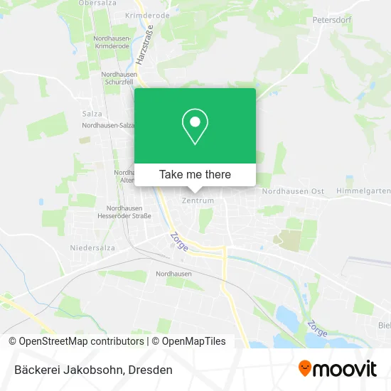 Карта Bäckerei Jakobsohn