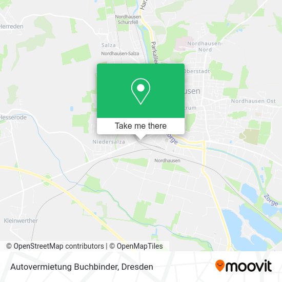 Карта Autovermietung Buchbinder