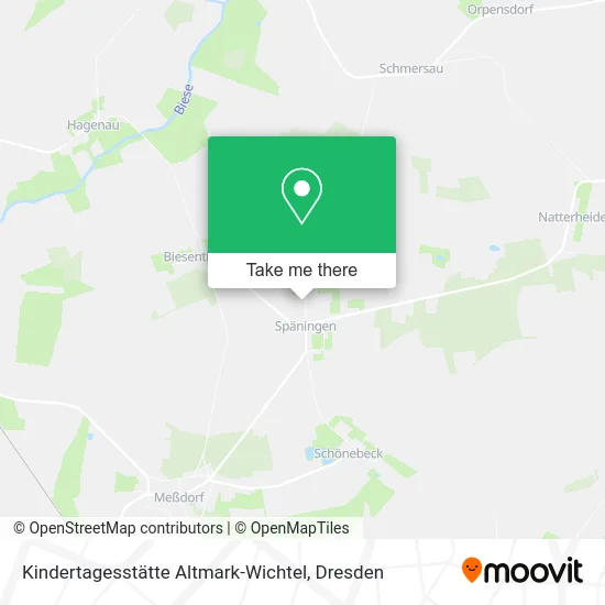 Карта Kindertagesstätte Altmark-Wichtel