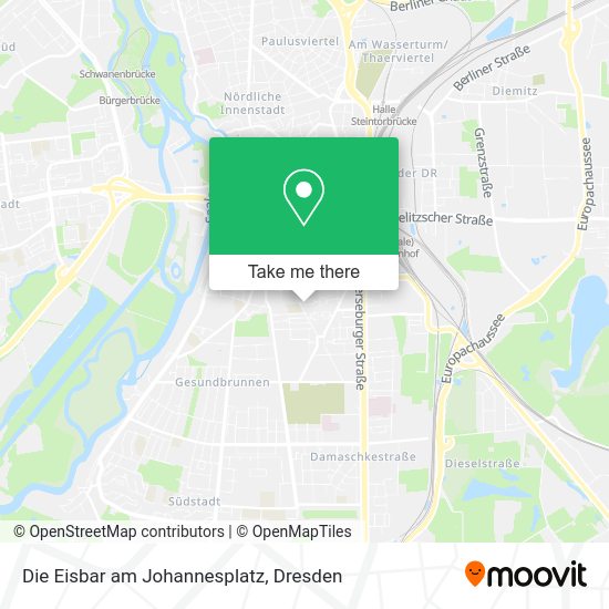 Карта Die Eisbar am Johannesplatz
