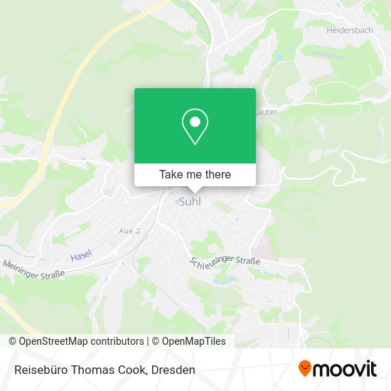 Карта Reisebüro Thomas Cook