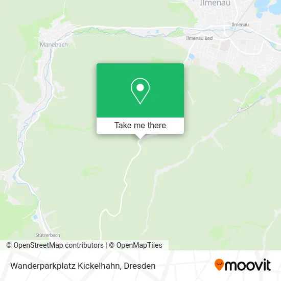 Карта Wanderparkplatz Kickelhahn
