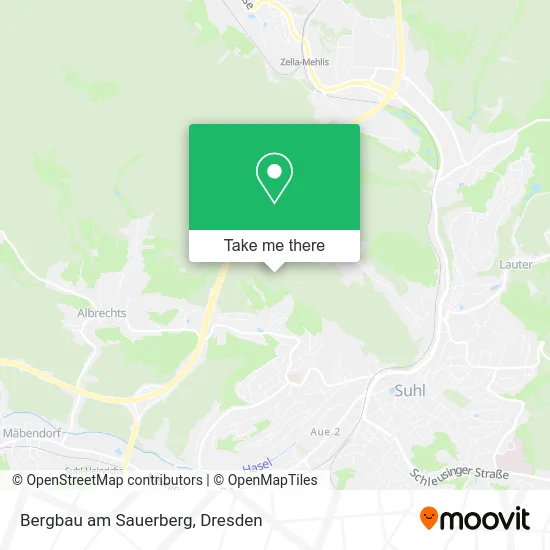 Карта Bergbau am Sauerberg