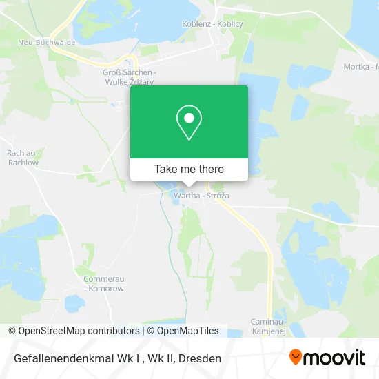 Карта Gefallenendenkmal Wk I , Wk II