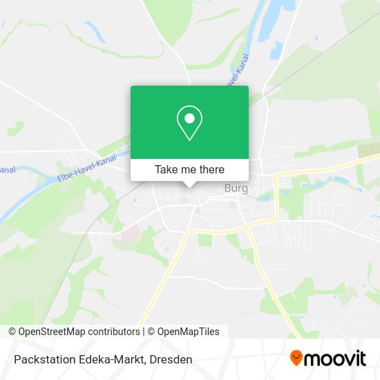 Карта Packstation Edeka-Markt